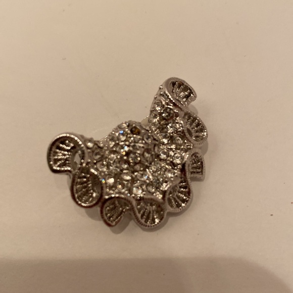 Vintage Rhinestone Clip On earrings lightweight -“ - Picture 5 of 5